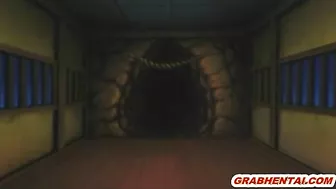 Coed Gets Electrifying Shocks from Tentacle Sex in Hentai Anime