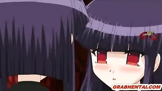 Coed Gets Electrifying Shocks from Tentacle Sex in Hentai Anime