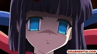 Coed Gets Electrifying Shocks from Tentacle Sex in Hentai Anime