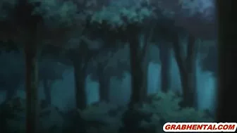 Coed Gets Electrifying Shocks from Tentacle Sex in Hentai Anime