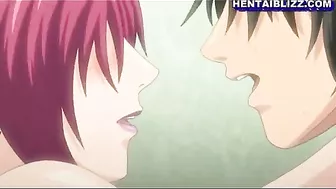 Big Boobs Busty Anime Hentai Toilet Assfucking