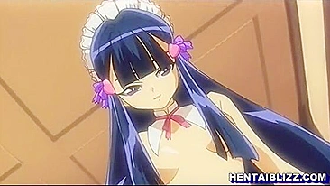 Japanese Virgin Maid Hentai Riding Cock - Anime