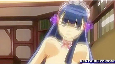 Japanese Virgin Maid Hentai Riding Cock - Anime