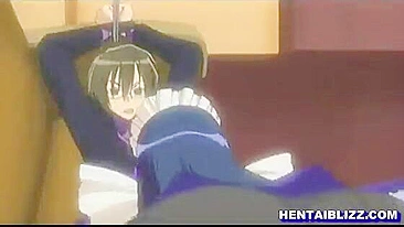 Japanese Virgin Maid Hentai Riding Cock - Anime