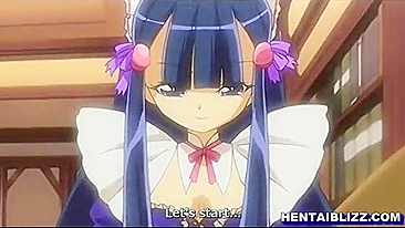 Japanese Virgin Maid Hentai Riding Cock - Anime