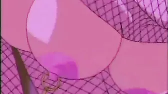 Bondage hentai with bigtits gets dildoed wetpussy, anime