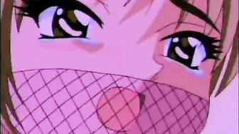 Bondage hentai with bigtits gets dildoed wetpussy, anime