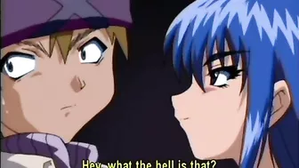 Bondage hentai with bigtits gets dildoed wetpussy, anime