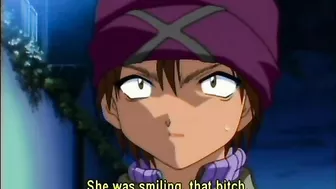 Bondage hentai with bigtits gets dildoed wetpussy, anime