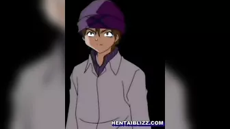 Bondage hentai with bigtits gets dildoed wetpussy, anime