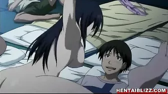 Japanese Hentai Co-Ed Riding Cock