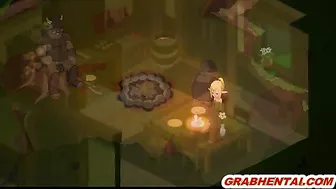 Elf hard fucked in the forest by bigcock, cute anime hentai