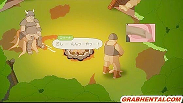 Elf hard fucked in the forest by bigcock, cute anime hentai