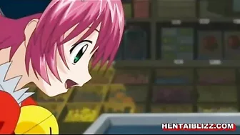 Cute Japanese hentai with big boobs sucking and riding dick - Anime, Cute, Japanese, Hentai, Big Boobs, Sucking, Riding