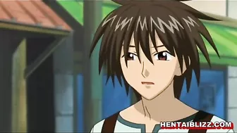 Cute Japanese hentai with big boobs sucking and riding dick - Anime, Cute, Japanese, Hentai, Big Boobs, Sucking, Riding