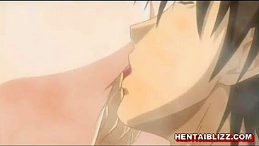 Cute Japanese hentai with big boobs sucking and riding dick - Anime, Cute, Japanese, Hentai, Big Boobs, Sucking, Riding