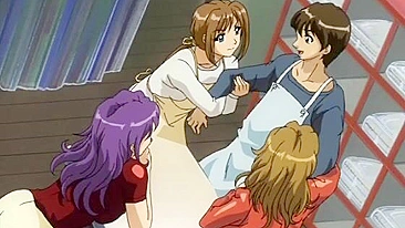 Japanese Hentai Bigboobs with Muzzle Hard Poking - Bondage and Tied