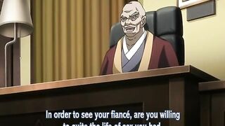 Japanese Big Boob Lesbian Foursome Fucked in Hentai Anime Virgin Maid