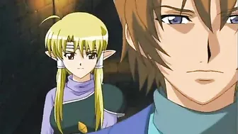 Elf Double Penetration in the Dungeon - Cute Anime Hentai