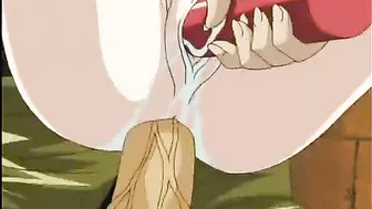 Elf Double Penetration in the Dungeon - Cute Anime Hentai