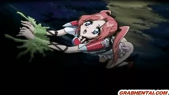 Cute Coed Hard Fucked by Black Monster in Hentai Porn - Anime