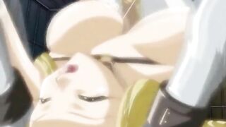 Chained hentai gets big juicy tit nipples pinched