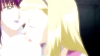 Chained hentai gets big juicy tit nipples pinched