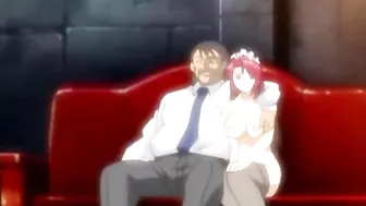 Chained hentai gets big juicy tit nipples pinched