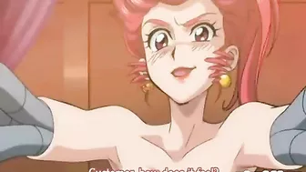 Busty hentai double penetration by shemale anime monster