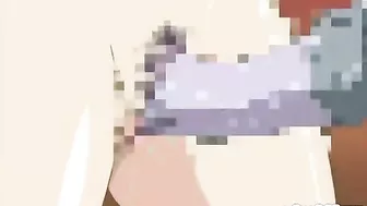 Busty hentai double penetration by shemale anime monster