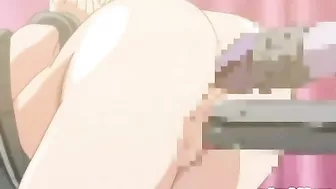 Busty hentai double penetration by shemale anime monster