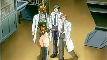 Fantasy Anime Bondage Foursome - Hardcore Doctors' DP Session