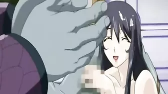 Sexy Hentai Slave Gets Fucked by Monster Cock and Gets Cum on Her Face