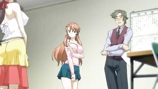 Schoolgirl in Bondage gets Group-Fucked by Bandits - Anime Hentai