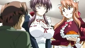 Schoolgirl in Bondage gets Group-Fucked by Bandits - Anime Hentai