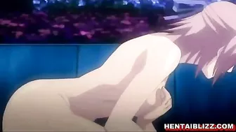 Busty Coed GroupFuck with Cumshots in Outdoor Hentai School