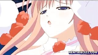 Hentai Porn Video - Cute Anime Girl Sucks Bigcock on Beach