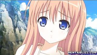 Hentai Porn Video - Cute Anime Girl Sucks Bigcock on Beach