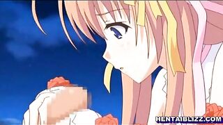 Hentai Porn Video - Cute Anime Girl Sucks Bigcock on Beach