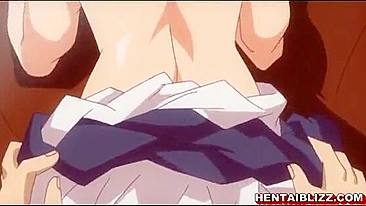 Outdoor Fucking with Wet Pussy and Fingering - Hentai Coed Anime