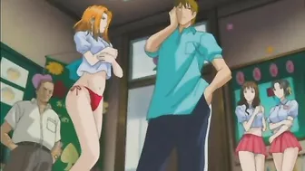 Hentai Porn Video - Girl with Big Tits Gets Fingered and Squeezed