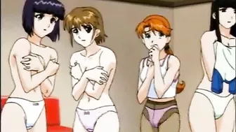 Hentai Girls Groupsex by Bandits - Watch hot anime scenes of three girls getting gang-banged by rough bandits in this steamy hentai video!