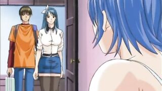 Hentai Guy Gets Sucked Stiff Dick in Bondage