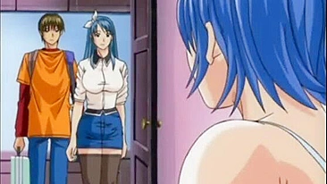 Hentai Guy Gets Sucked Stiff Dick in Bondage