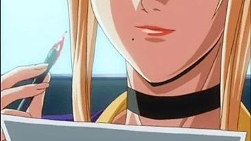 Hentai Guy Gets Sucked Stiff Dick in Bondage