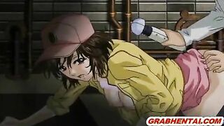 Sexy Anime Cuties Sucking Dick and Fucking Doggy Style in Hot Hentai Porn