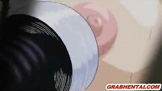 Sexy Anime Cuties Sucking Dick and Fucking Doggy Style in Hot Hentai Porn