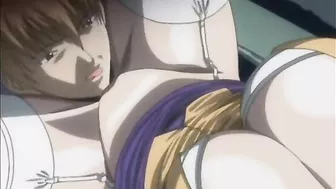 Huge Boobs Hentai Coed Gets Hot Ride on Cock