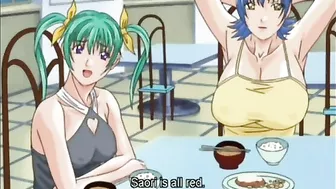 Huge Boobs Hentai Coed Gets Hot Ride on Cock