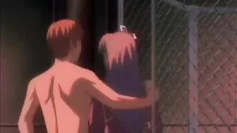 Huge Boobs Hentai Coed Gets Hot Ride on Cock